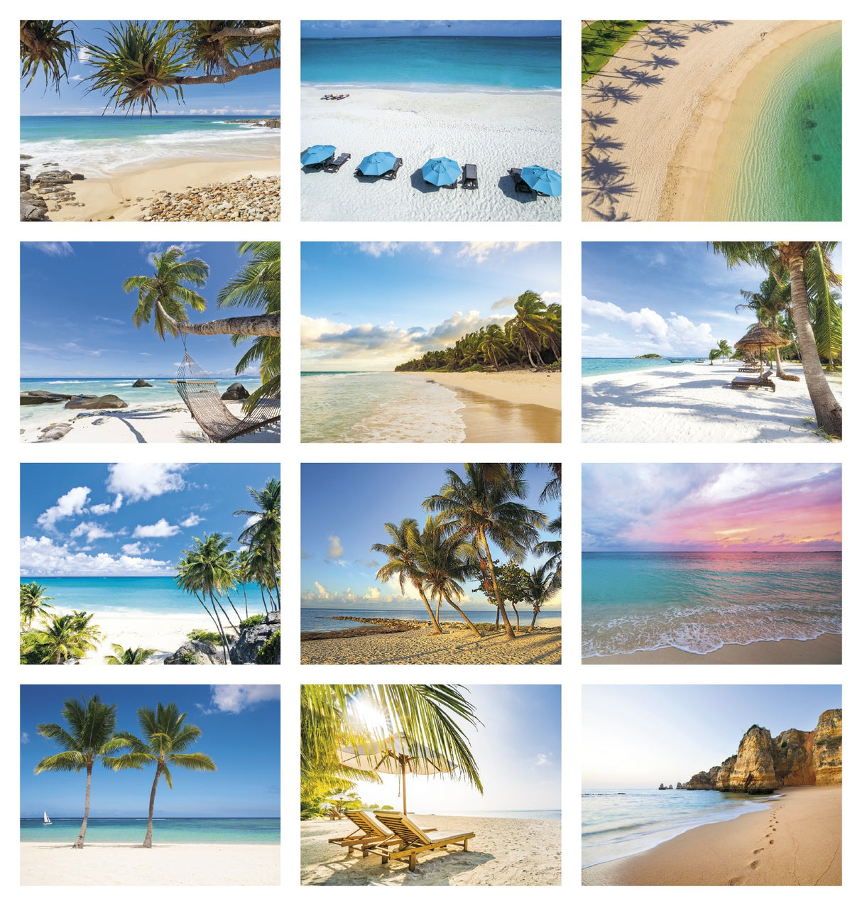 HotLine Products Beaches Appointment Calendar - Stapled month image