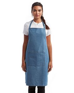 Artisan Collection by Reprime Unisex 'Colours' Recycled Bib Apron with Pocket