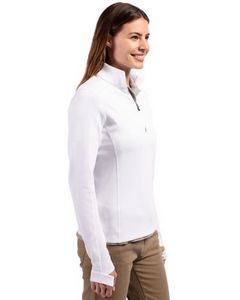 Cutter & Buck Traverse Stretch Quarter Zip Womens Pullover