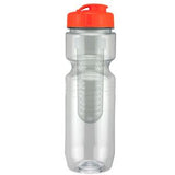 Clear/Translucent Orange Lid Blank