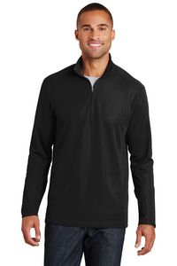 Port Authority® Men's Pinpoint Mesh 1/2-Zip Shirt