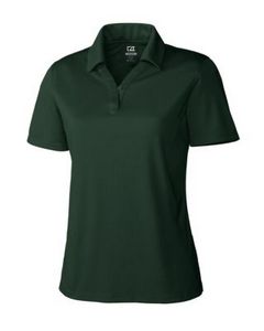 Cutter & Buck CB Drytec Genre Textured Solid Womens Polo