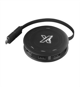 SCX Design™ Wireless Charger & 4 Hub 2.0