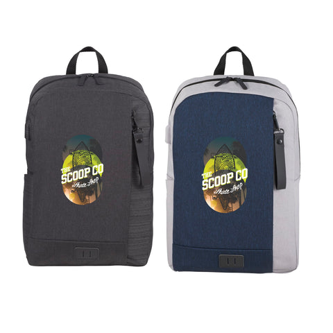 NBN Whitby Slim 15'' Computer Backpack w/ USB Port