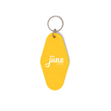 Vintage Retro Motel Keychain