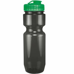 22 Oz. Translucent Bike Bottle w/ Flip Top Lid