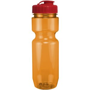 Translucent Orange/Red Lid Blank