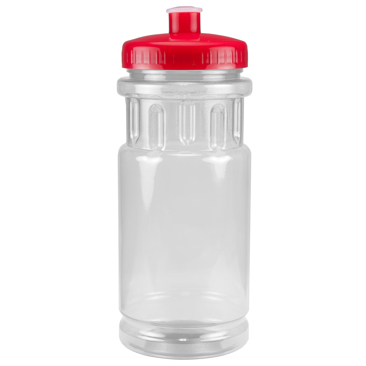 Translucent Clear/Red Lid