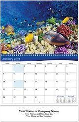 Underwater World Spiral Wall Calendar