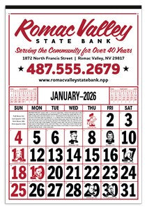 Commercial 12-Sheet Calendar