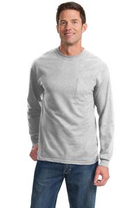 Port & Company® Men's Long Sleeve Essential Pocket T-Shirt