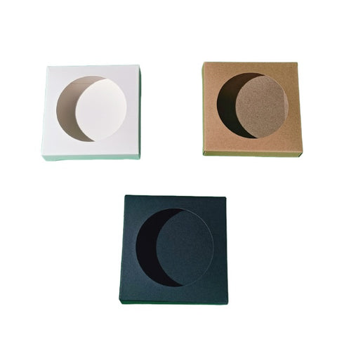 Square Cork Coaster 4pcs Set With Window Show Box