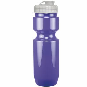 Purple/Clear Lid Blank