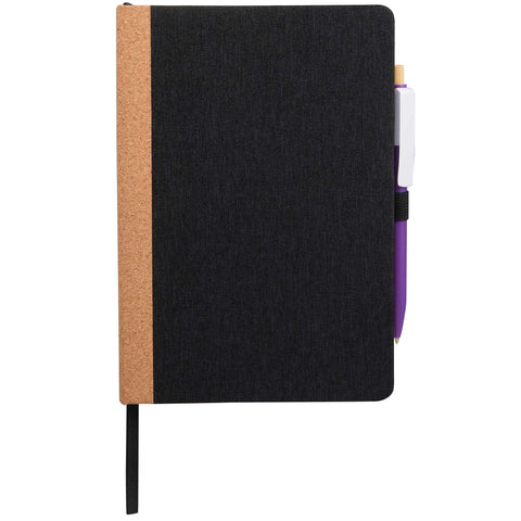 5.5'' x 8.5'' Recycled PET and Cork Bound Journal