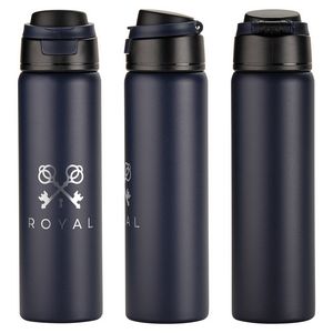 000638 Cabrio 24 oz Recycled Stainless Steel Vacuum Insulated Bottle