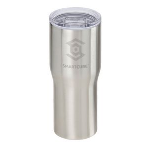 Stainless Silver/Clear Logo Front View