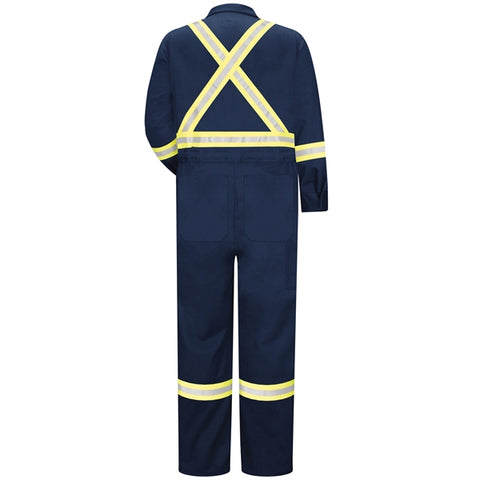 Bulwark Men's Premium Ultra Soft Coverall w/ Reflective Trim