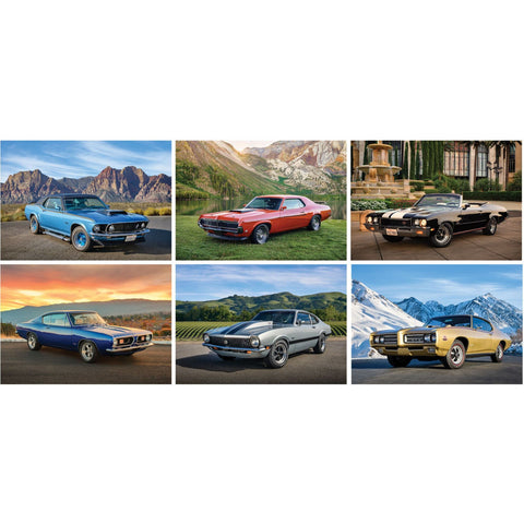 Full Colour Muscle Cars Spiral Wall Calendar