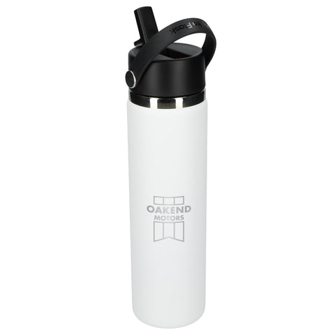 Hydro Flask® Wide Mouth 24oz Bottle with Flex Straw Cap