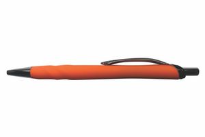 Vernon Plastic Rubberized Plunger Action Ballpoint Pen (3-5 Days)