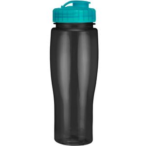 24 Oz. Contour Translucent Bottle w/ Flip Top Lid