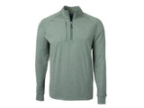 Cutter & Buck Adapt Eco Knit Heather Mens Big & Tall Quarter Zip Pullover