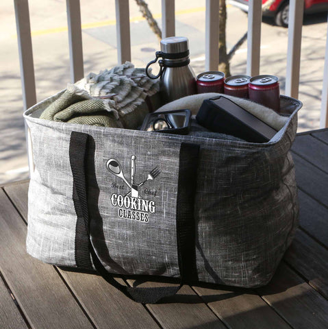 Bohemian Non-Woven Collapsible Tote