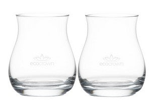 ~ Glencairn Whiskey glass 11.75oz clear Set of 2 in a Mystique gift box