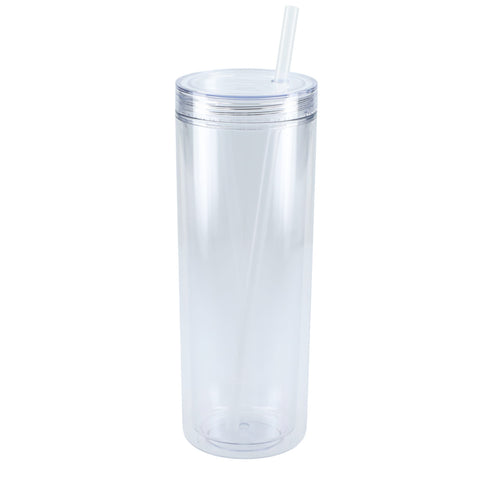Chroma Recycled Acrylic Skinny Tumbler 16oz