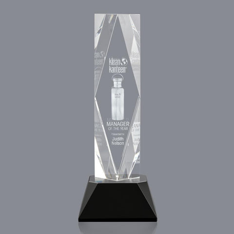 President 3D Award on Base - Black