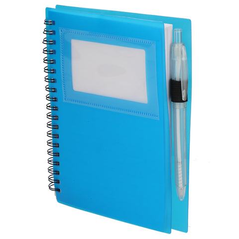 5'' x 7'' FSC® Recycled Star Spiral Notebook with Pen