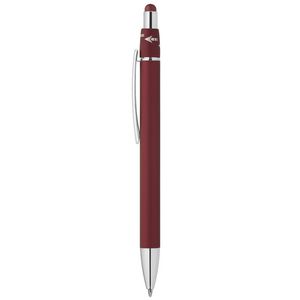 Orbit Spinner Chrome Metal Pen w/ Stylus