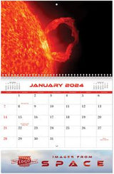 Luxe Images From Space Spiral Wall Calendar