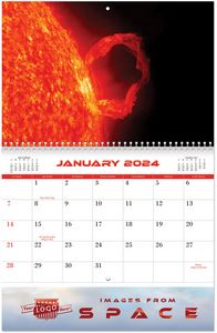 Luxe Images From Space Spiral Wall Calendar