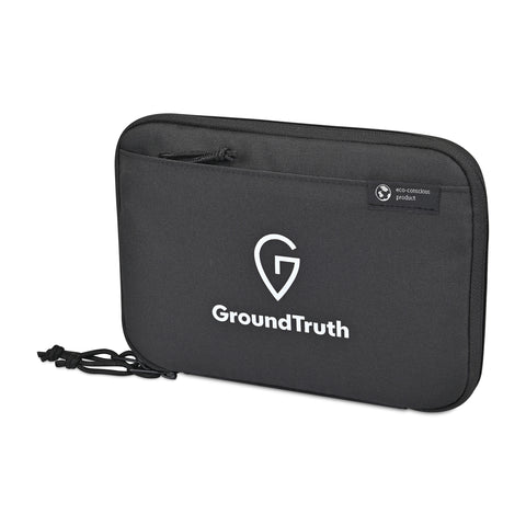 Renew Recycled rPET Slim Tech Organizer - Aware- Black