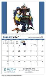the Saturday Evening Post Rockwell Pharmacy Special Markets Calendar open image