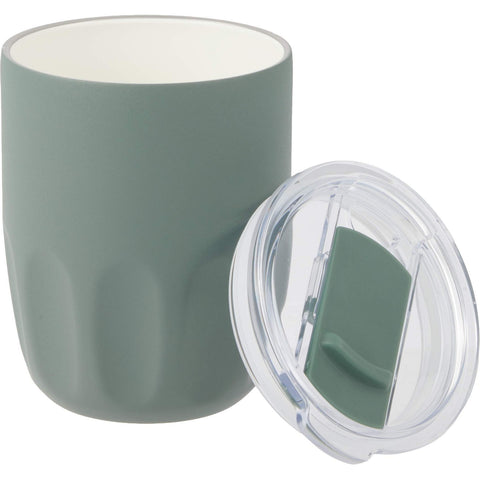 Olla Vacuum Coffee Cup w/ Ceramic Liner & Lid 10oz