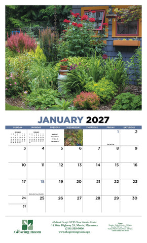 HotLine® Products Gardens Appointment Calendar - Stapled