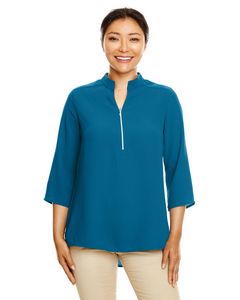 Devon and Jones Ladies' Perfect Fit™ Three-Quarter Sleeve Crepe Tunic