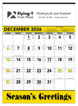 Triumph Calendars Yellow & Black Contractor Memo Calendar image