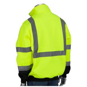 Quarter-Zip Pullover Black Bottom Sweatshirt