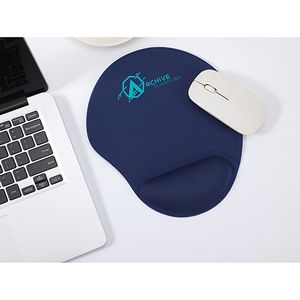 Wave Non-Slip Mouse Pad with Gel Wrist Rest