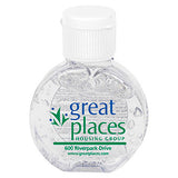 "CirPal" 1 oz Compact Hand Sanitizer Antibacterial Gel in Round Flip-Top Squeeze Bottle