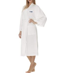 50% Cotton 50% Polyester Waffle Weave Bath Robe One Size
