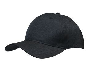 Breathable Poly Twill Cap w/Circle Perforations