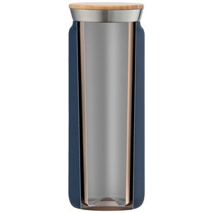 Nordic Plus - 18 oz. Double Wall Copper-Lined Stainless Steel Tumbler with Bamboo Lid - ColorJet