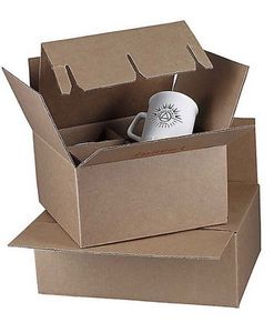 Brown 4 Pack Mug Mailer