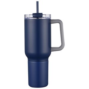 Novo Combo 20 oz Vacuum Insulated Stainless Steel Mug and Screw-On 12 oz Can Cooler