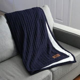 000016 Sweater Weather Sherpa Blanket W/ Pillowcase