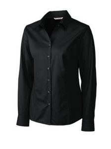 Cutter & Buck Epic Easy Care Fine Twill Womens Long Sleeve Dress Shirt